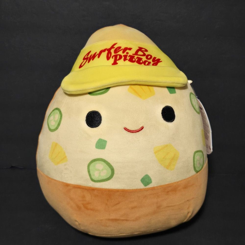 NEW w/tags Squishmallow Stranger Things 10" Surfer Boy Pizza Stuffed Plush Toy‎
